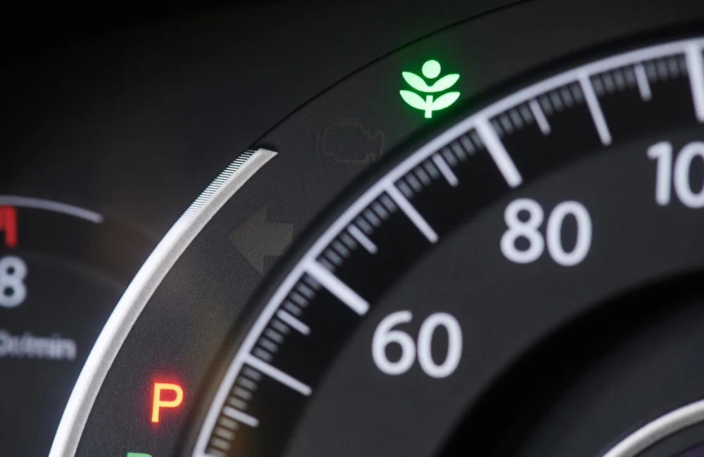 ไฟเตือนสีเขียวและสีฟ้า